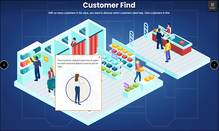 e-learning hotspot retail example